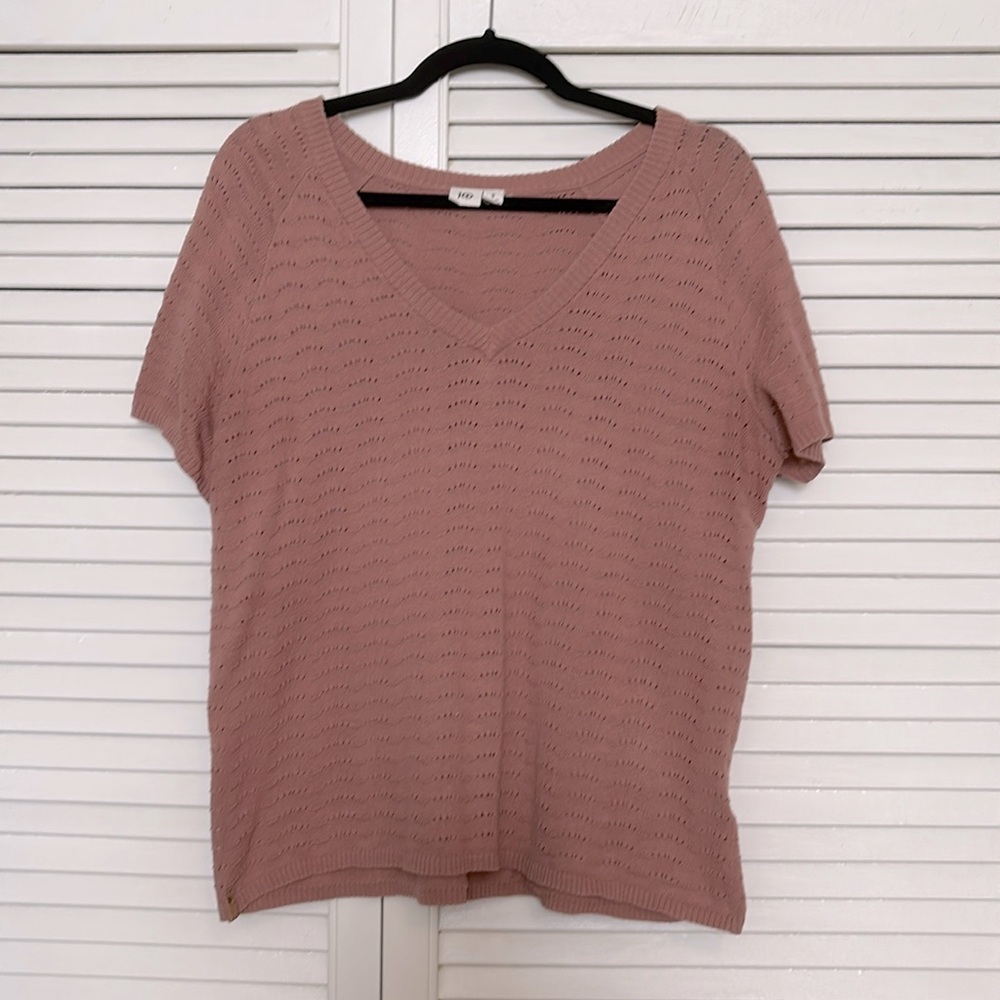 10tree Rosey pink sweater tee